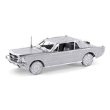 Eureka Metal Earth 1965 Ford Mustang Coupé Silver Edition