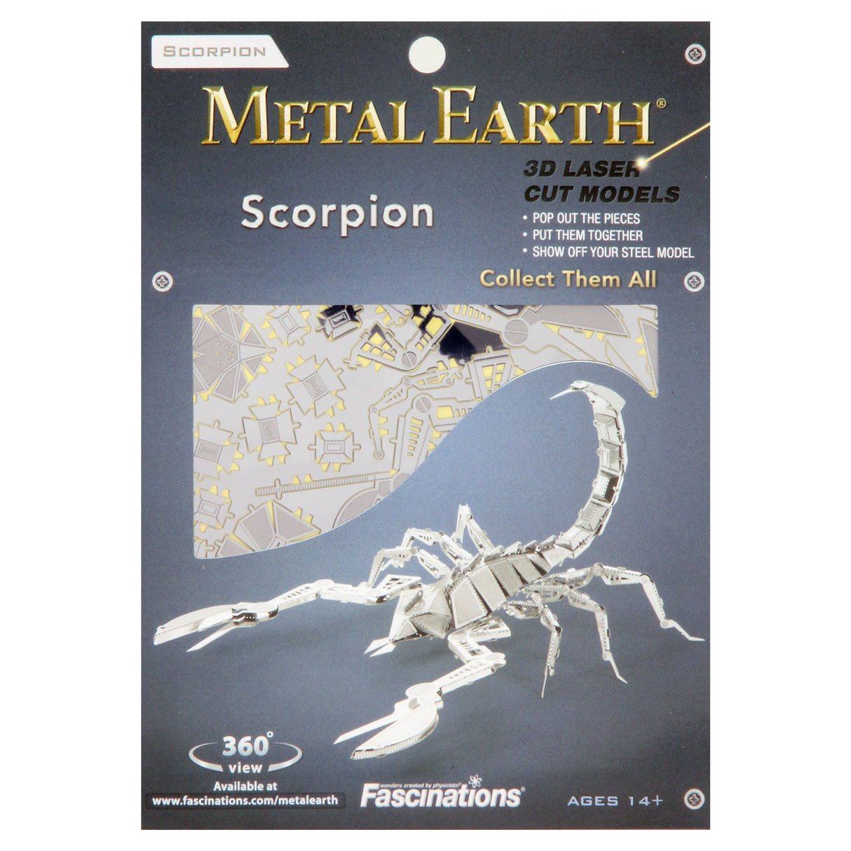 Scorpion de terre en métal Eureka