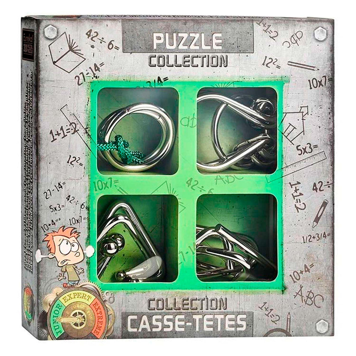 Eureka Metal Brain Puzzles Junior, 4.