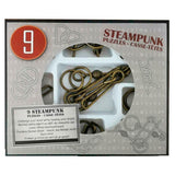 Eureka steampunk Brain Puzzles Grey, 9st.