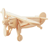 Kit de construction en bois 3d L'atelier d'Eureka Gepetto - Avion