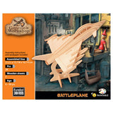 Kit de construction en bois 3d atelier d'Eureka Gepetto - avion de chasse