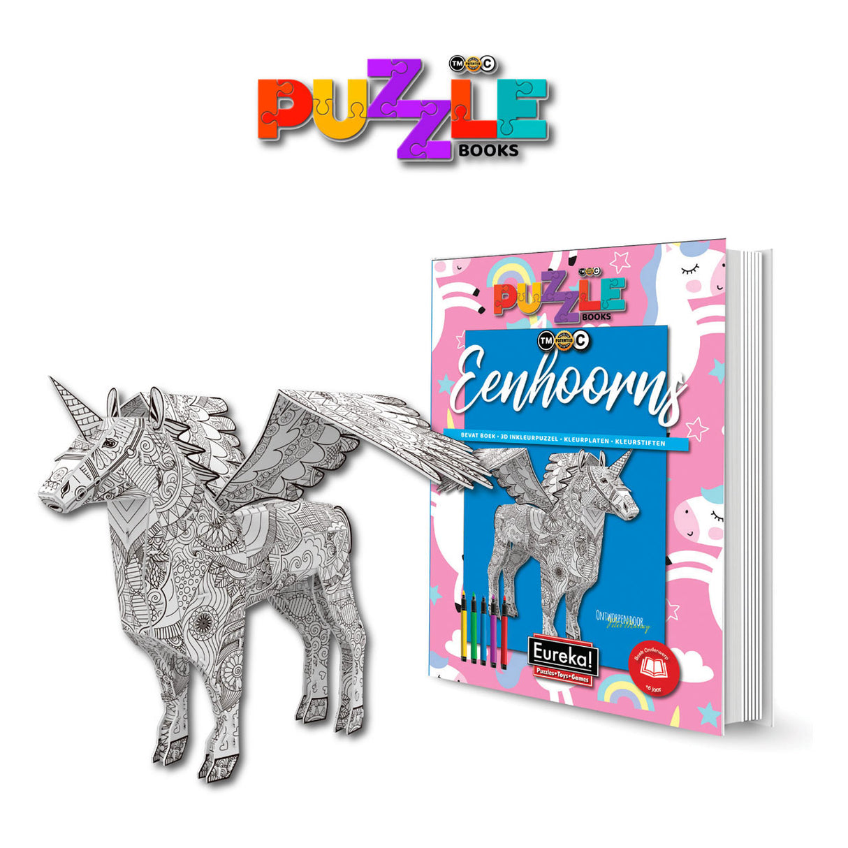 Eureka 3d Puzzle Bookss jednorożce