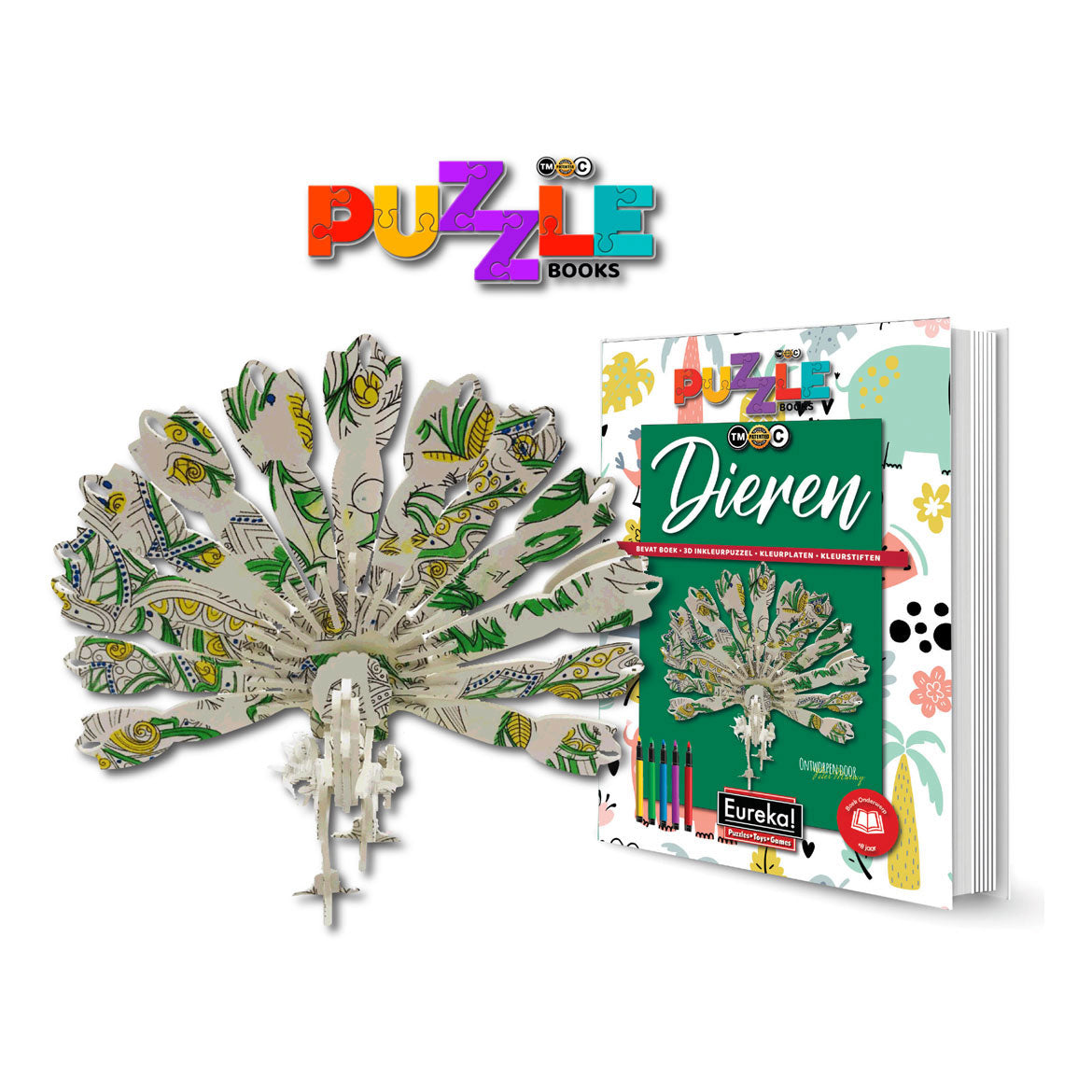 Eureka 3d Puzzle Books Animals