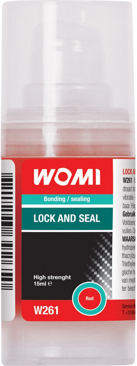 Womi w261 serrure et joint 15ml rouge