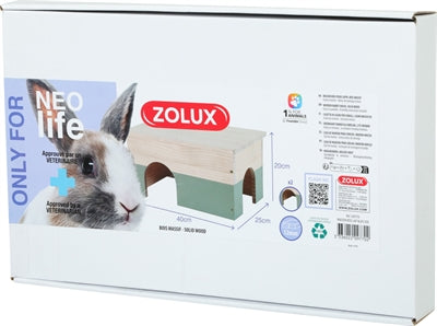 Zolux Neolife Wooden House Rabbit Green