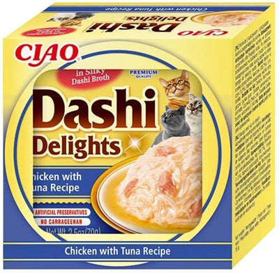 Inaba dashi glädjer kyckling med tonfiskrecept