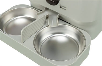 Trixie gamelle à nourriture abreuvoir double pour #24347 plastique acier inoxydable blanc