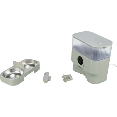 Trixie gamelle à nourriture abreuvoir double pour #24347 plastique acier inoxydable blanc