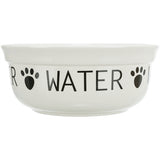 Trixie gamelle pour chien céramique blanc noir