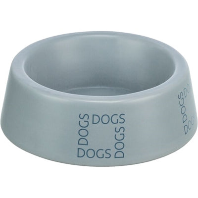 Trixie Food Bowl pitje bin Dogs Dogs keramična siva modra