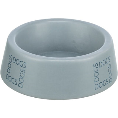 Trixie Food Bowl bere cani cespugli ceramica blu grigio