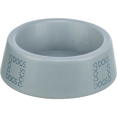 Trixie gamelle pour chien bol à boire en céramique gris bleu