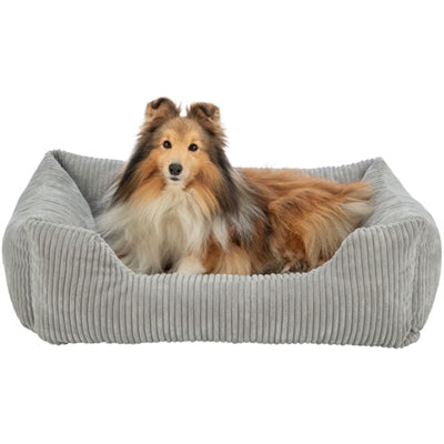 Trixie Hundkorb Vital Jonna Rib Velvet Grau