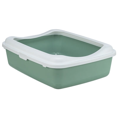 Trixie Kattenbak Classic avec Rand Sage White