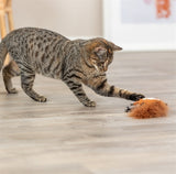 Peluche écureuil Trixie avec queue en plumes et herbe à chat