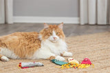 Peluche souris Trixie avec herbe à chat assortie