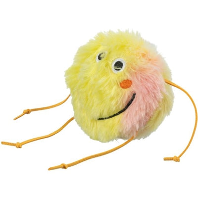 Trixie Monster Plush med Catnip Orange Yellow