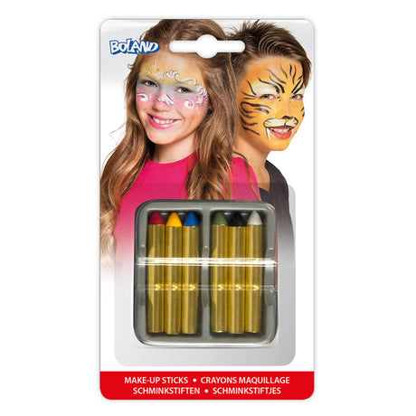 Boland lot de 6 bâtons de maquillage 6 couleurs