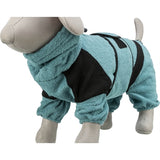 Trixie peignoir maison salopette en tissu éponge pétrole