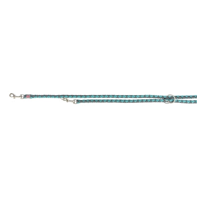 Trixie cavo laisse pour chien réglable aqua graphite gris