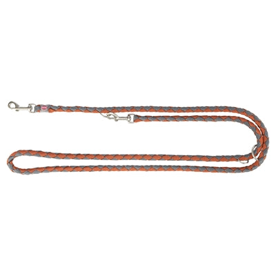 Trixie Dog Leash Cavo Justerbar Rust Graphite Gray