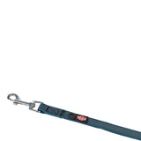 Trixie Dog Leash Tow Line med gummi -anti -slip benzinblå