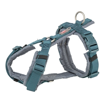 Trixie Hund härter Premium Trekking Benzinblau Graphit Grau