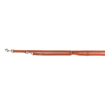 Trixie Dog Leash Premium Rust Reggy Regolable Brown