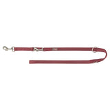 La laisse de chiens trixie sangria réglable rouge