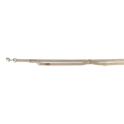 Trixie Dog Leash Premium Justerbar Sand Taupe