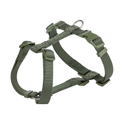 Trixie harnais pour chien premium h-harnais vert olive