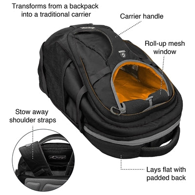 Kurgo Kurgo G-Zuch Backpack schwaarz