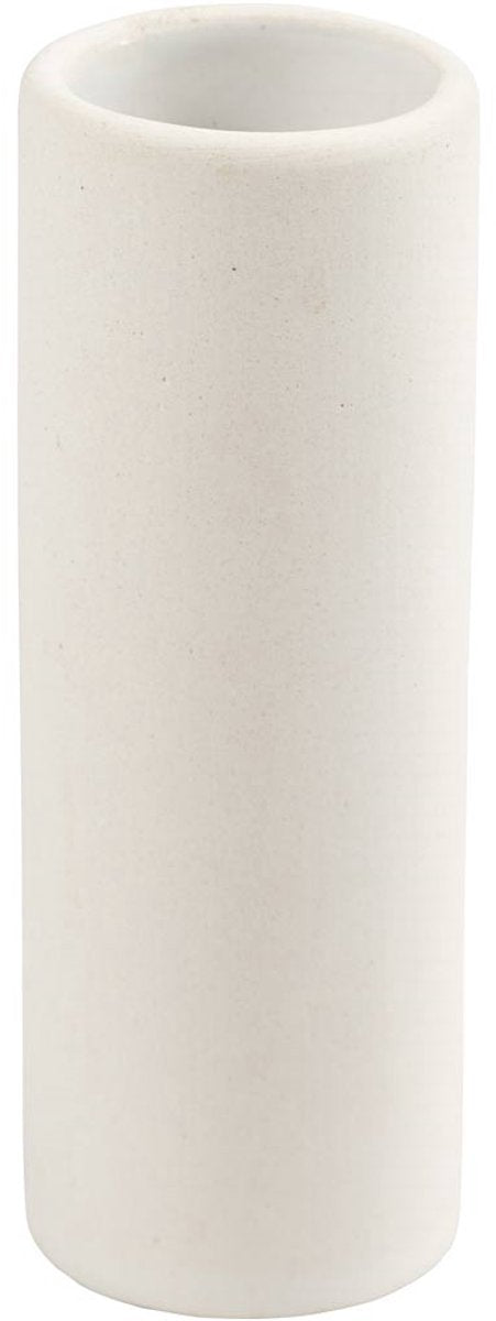 Vase Creativ company, h: 11 cm, d 4 cm, blanc, 1 pièce