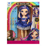 Rainbow High Be Dazzling Fashion Dolls - Genevieve bleue (bleu) avec outil bedazzle et strass scintillants
