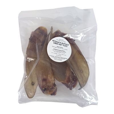 Snack pour animaux oreilles de buffle avec de la viande
