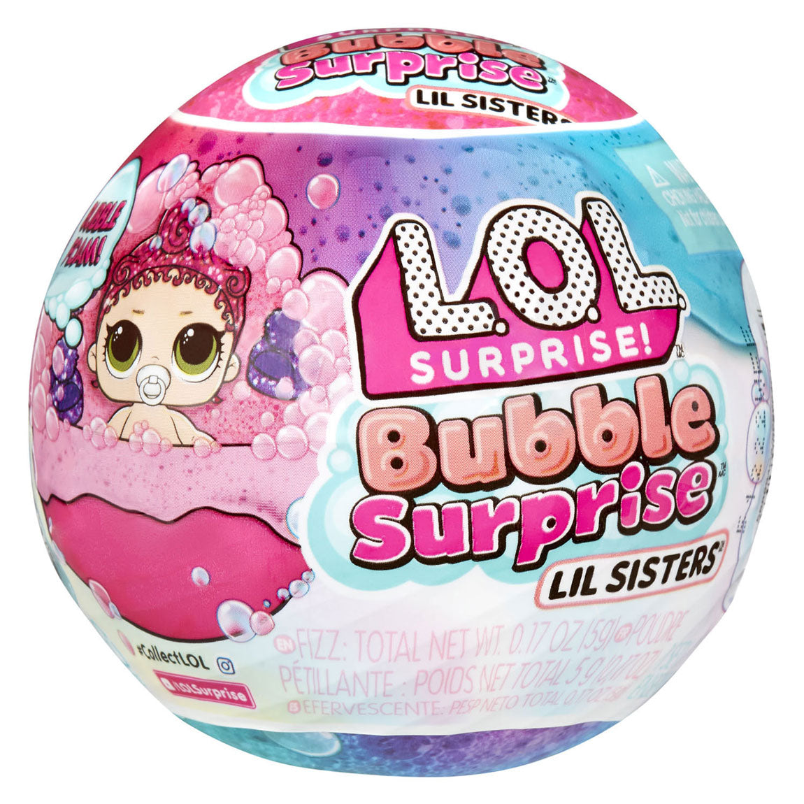 MGA Entertainment Surprise Bubble Surprise Lil Sisters Mini Pop