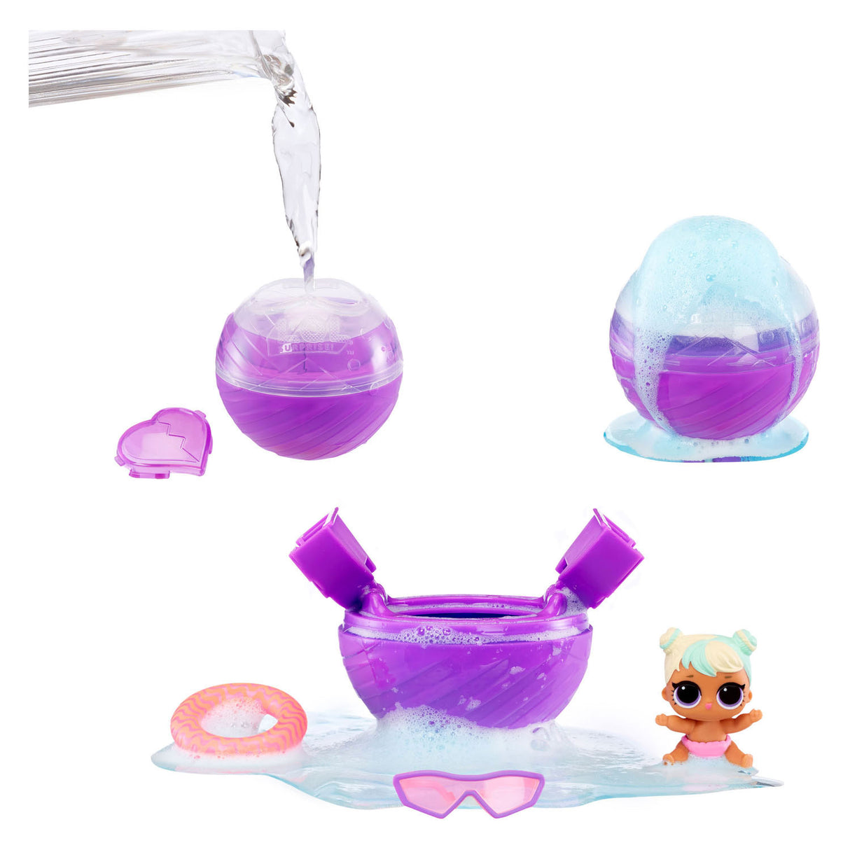 MGA Entertainment Surprise Bubble Surprise Lil Sisters Mini Pop