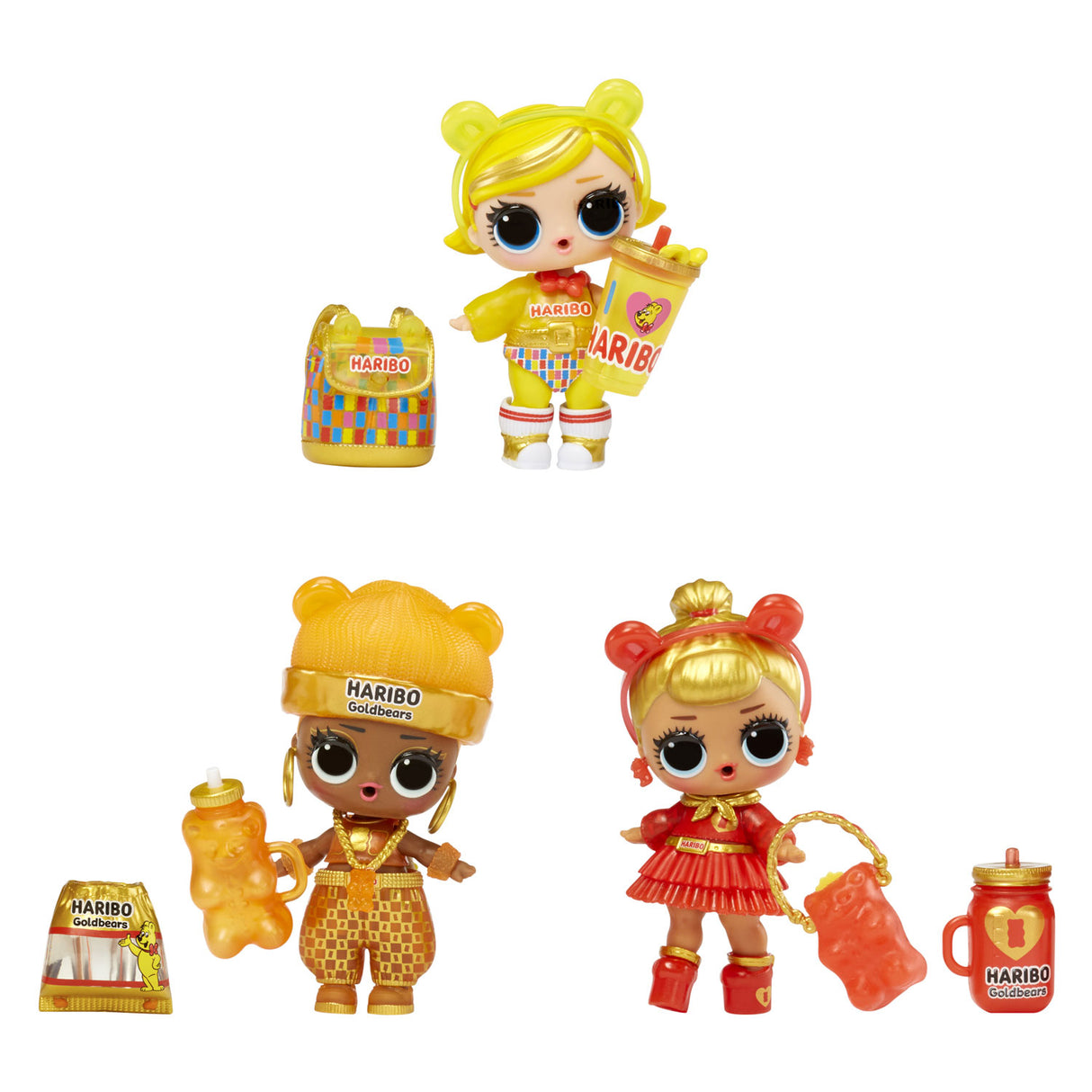 L.O.L. Overraskelse elsker mini pop slik x haribo deluxegoldbears