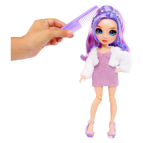 Poupée mannequin fantastique Rainbow High de Mga Entertainment - Violet