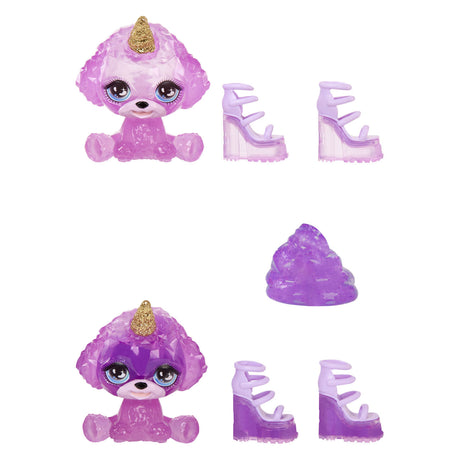 Poupée mannequin classique Rainbow High - 28 cm - violette (violet) - avec set de slime et animal