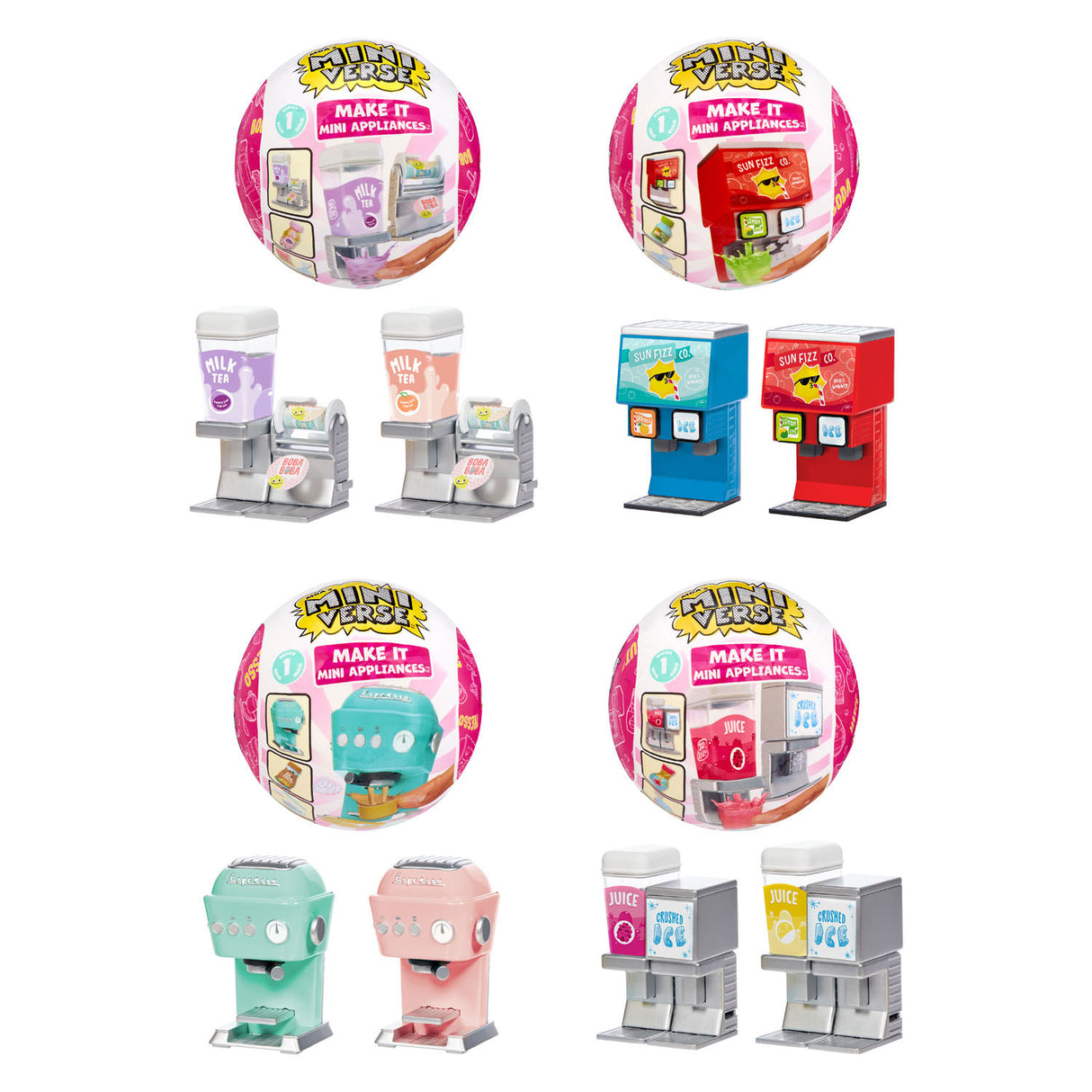 MGA Entertainment Miniverse Make It Mini appliances