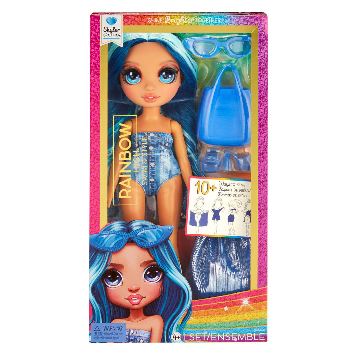 MGA Entertainment Regenbogen Héich Schwämm Stil Pop-Skyler