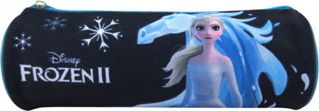 Trousse Jim Jam La Reine des Neiges Disney Trousse ronde 1 compartiment avec 1 fermeture éclair