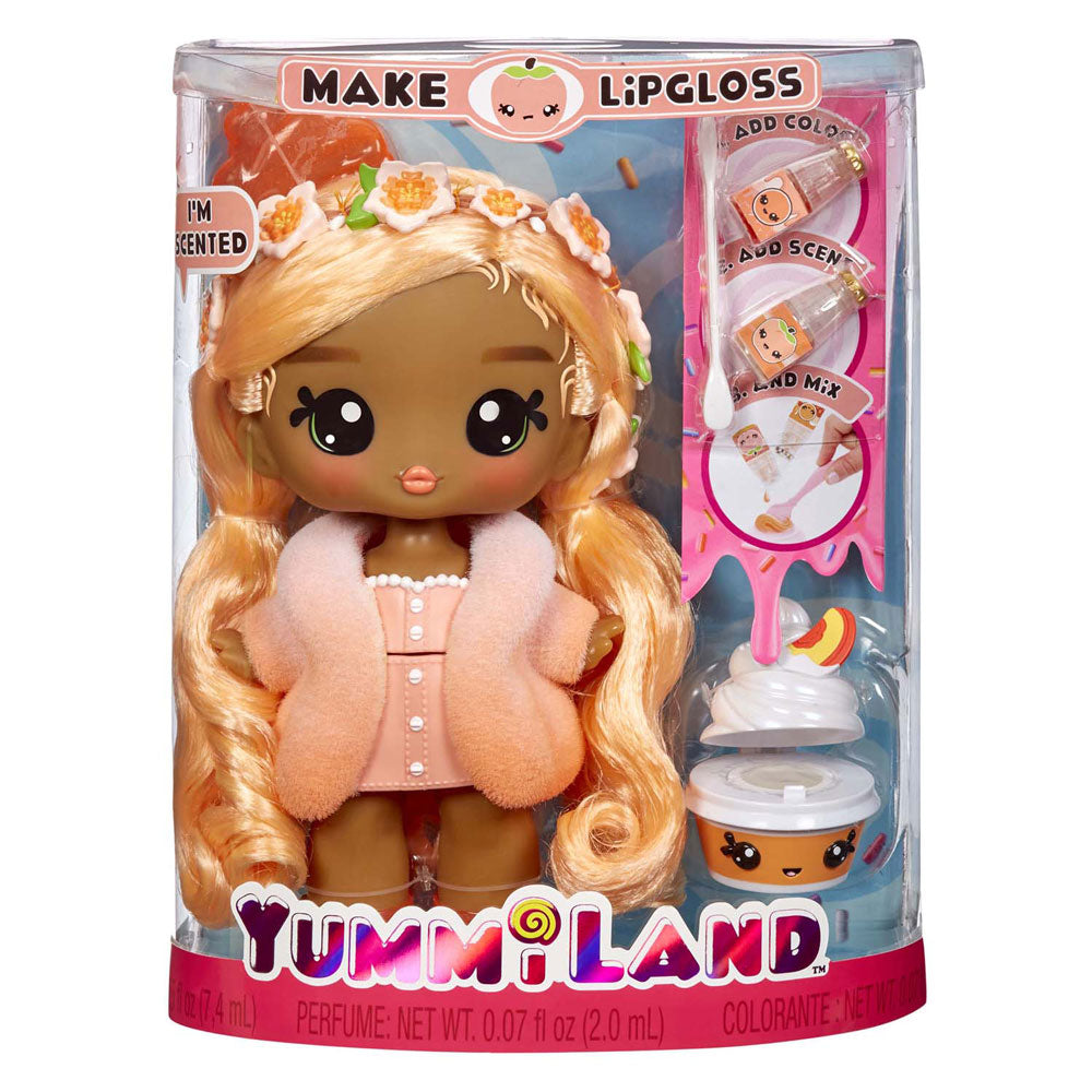 MGA Entertainment Yummiland Big Pop + Lipgloss Diertje - Piper Peach