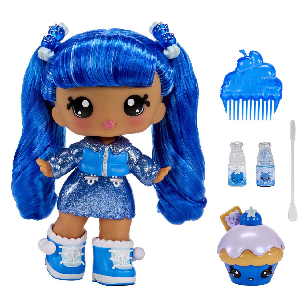 MGA Entertainment Yummiland Big Pop + Lipgloss diertje - Rory Blueberry