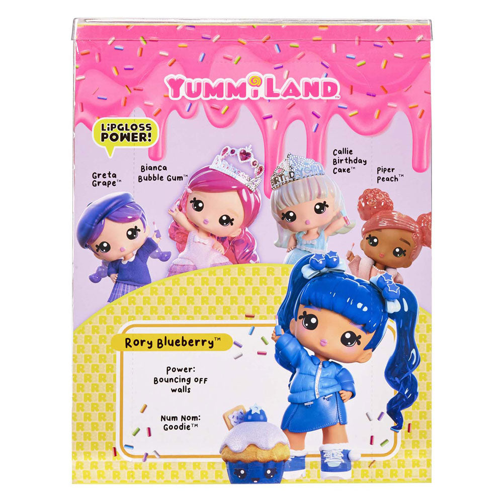 MGA Entertainment Yummiland Big Pop + Lipgloss Diertje - Rory Blueberry