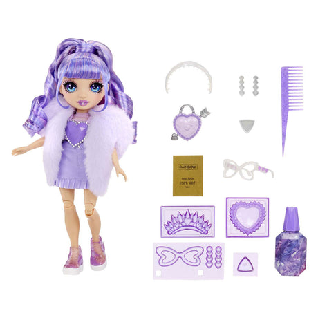 Mga Entertainment Rainbow High Crystal Fashion Fashion Doll - Violet