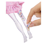 Poupée mannequin arc-en-ciel scintillante avec slime - bella (rose)