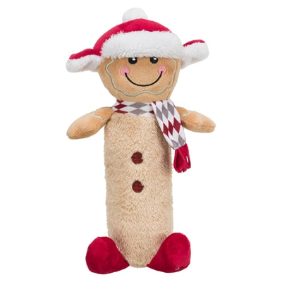 Trixie xmas peperkoekman met fles pluche